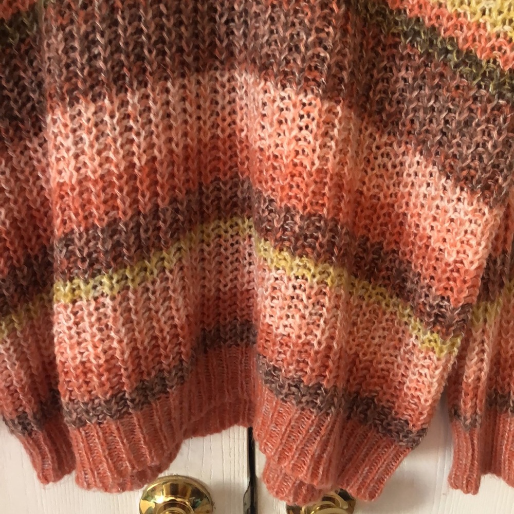 Women’s Fall Warm Multi Colored Striped American … - image 4